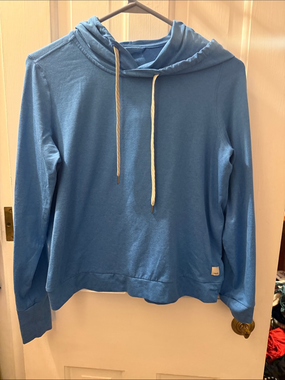 Vuori Light Blue Women's Hoodie Sweatshirt